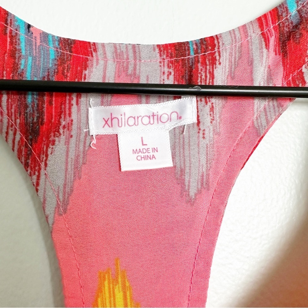 Xhilaration Sleeveless Racerback Ikat Maxi Dress - Picture 4 of 5